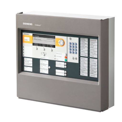 Siemens FC722-YZ Cerberus PRO İnteraktif Yangın Algılama Ve Alarm Kontrol Paneli (2 Loop, 252 Adres, 24 LED'li Gösterge, Ethernet Bağlantılı)