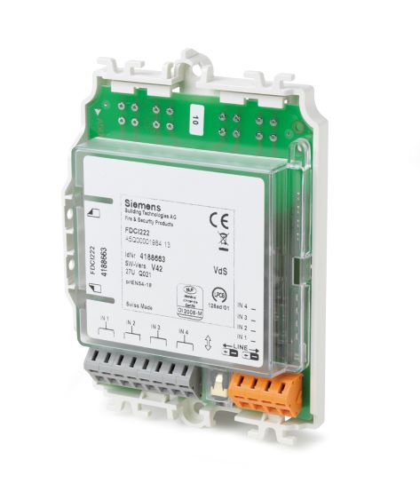 Siemens FDCI222 Cerberus-Pro Giriş Modülü (4 Giriş)