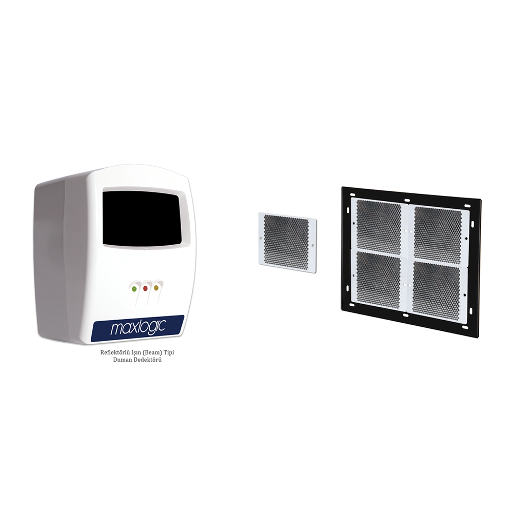 Mavili Maxlogic ML-1173 SCI Reflektörlü Işın (beam) tipi Duman Dedektörü,Kısa Devre İzolatörlü