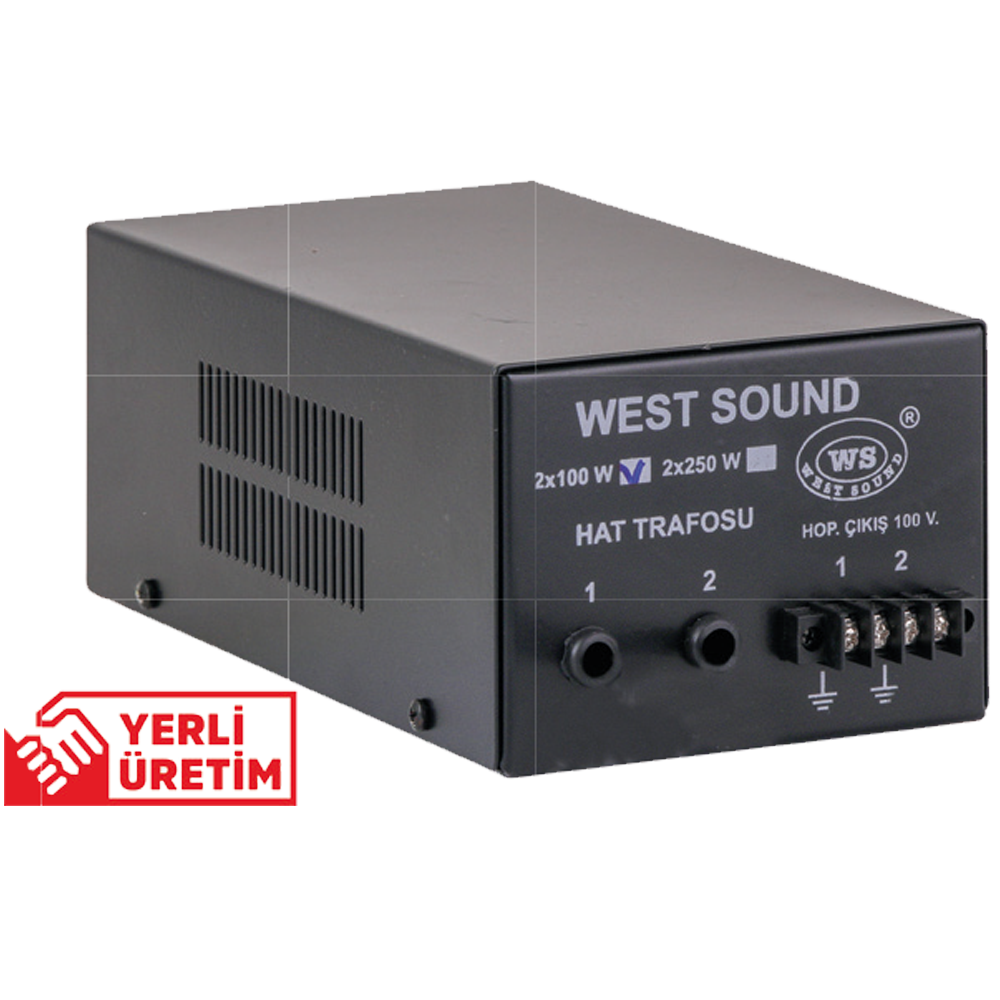 2x100 W / 2x250 W Kutulu Hat Trafosu