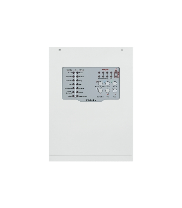 Teknim TFP-3124 4 Bölgeli Konvansiyonel Yangın Alarm Paneli