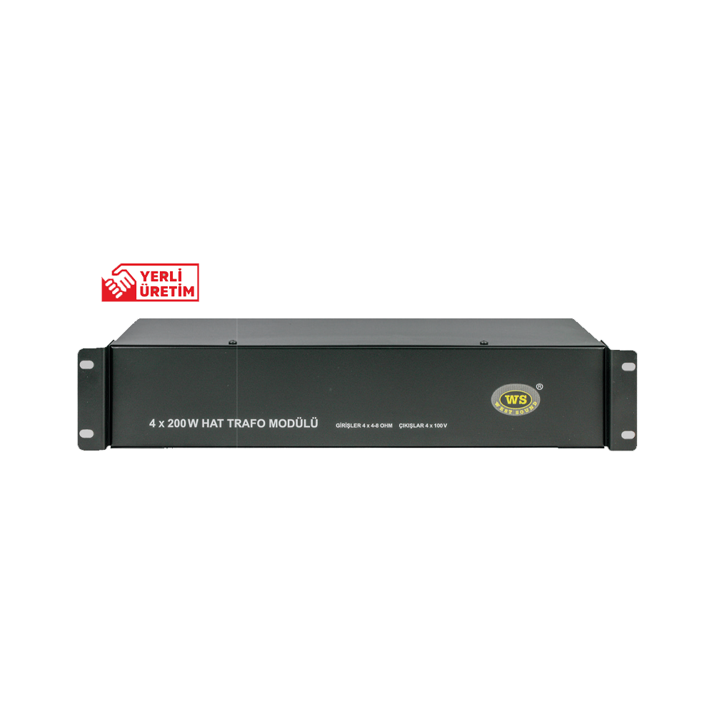 4x200 W Kutulu Hat Trafosu 100 Volt