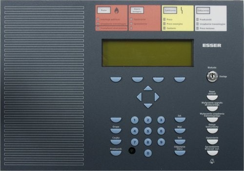 Esser 786005 IQ8Control Lehçe Kumanda Modülü Ön Paneli