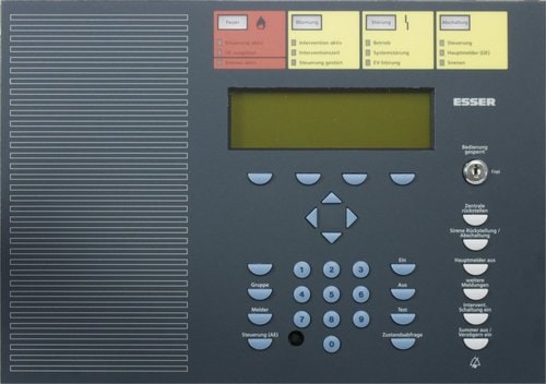 Esser 786007 IQ8Control Almanca (Avusturya) Kumanda Modülü Ön Paneli