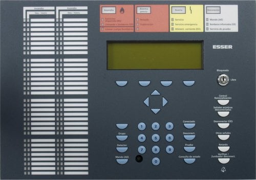 Esser 786106 IQ8Control SZI 64 Göstergeli Operatör Ön Paneli İspanyolca