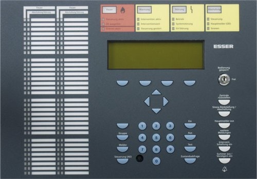 Esser 786107 IQ8Control SZI 64 Göstergeli Operatör Ön Paneli Almanca (Avusturya)
