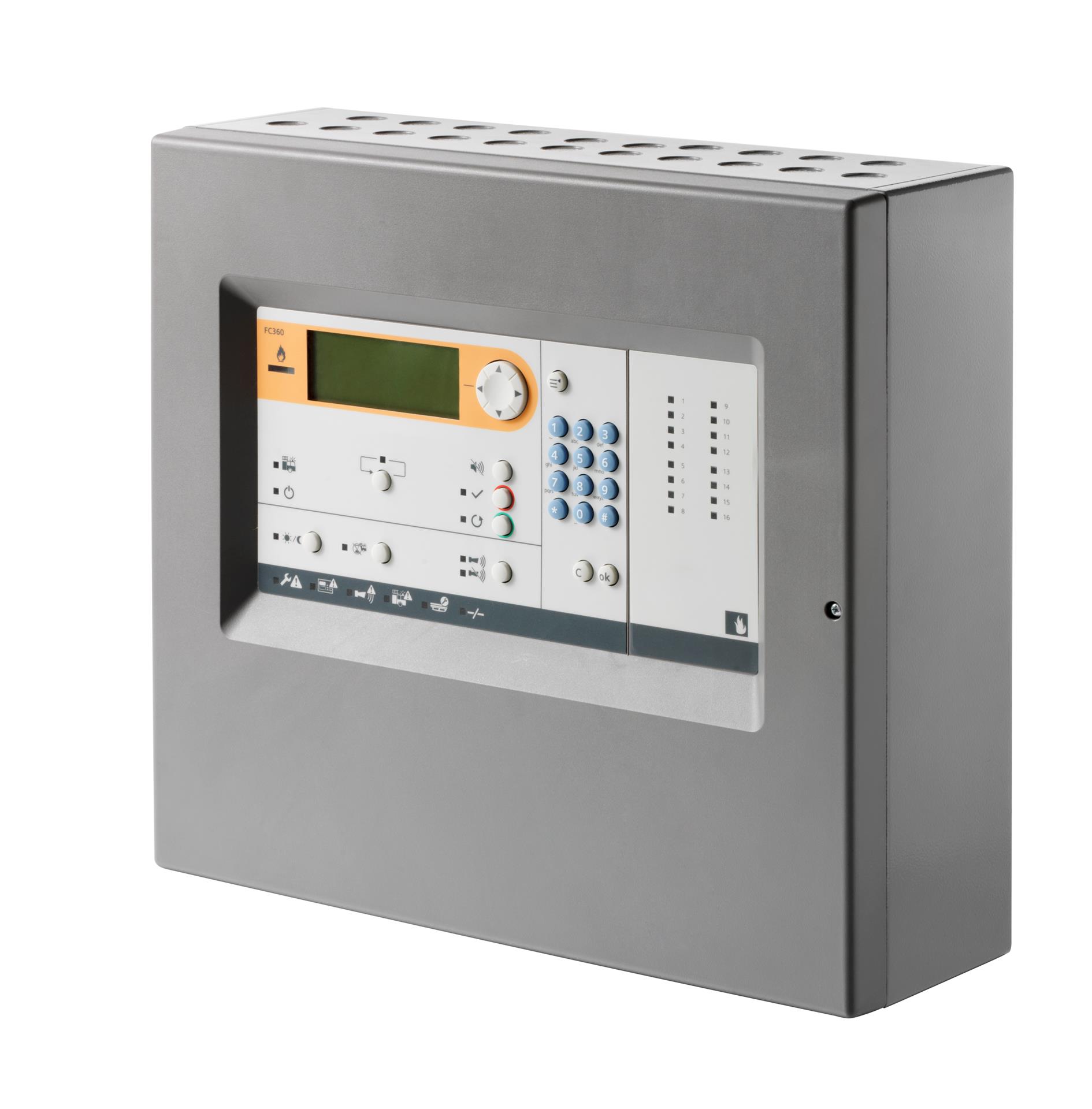 Siemens FC361-YZ Cerberus FIT İnteraktif Yangın Algılama Ve Alarm Kontrol Paneli - Kompakt Kasa Ve LED Indicator (1 Loop, 126 Adres)