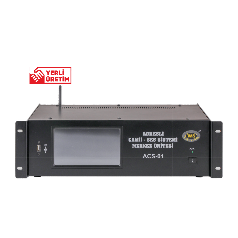 ACS 01 / AKS 01 Adresli Ses Sistemi Merkez Ünitesi Acs