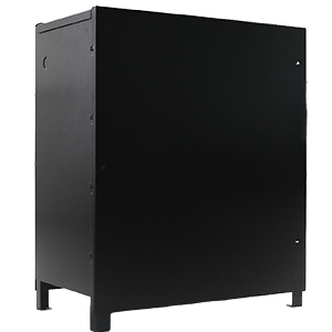Detnov BATT-BOX-65-BLACK Siyah Çift Akü Kabini