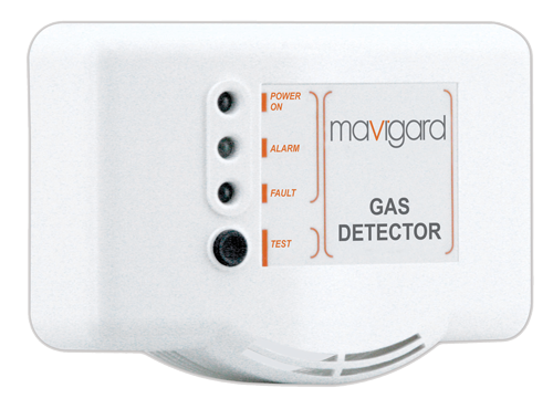 Mavili GD2R-220EC Konvansiyonel Karbonmonoksit Gaz Dedektörü, İki Alarm Seviyeli Röle Çıkışlı, 220V AC