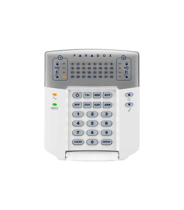 Paradox 32 Zon Kablolu LED Keypad