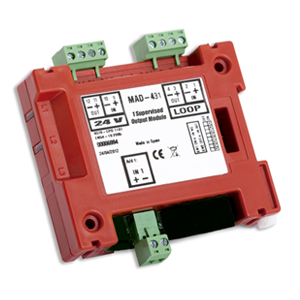 Detnov MAD-431 Tek Denetimli 24V Çıkışlı Adresli Kontrol Modülü