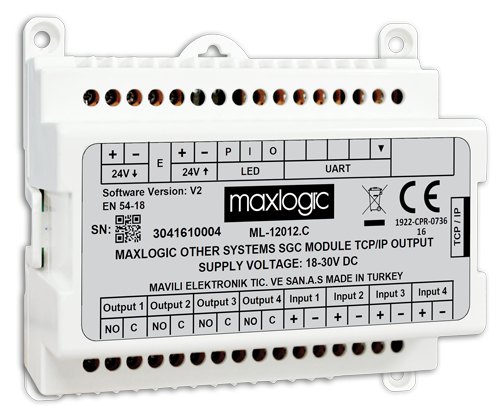 Mavili ML-12011.KB Akıllı Adresli Sistem ile Supervisor Arası SGC Modülü, RS485 Çıkışlı