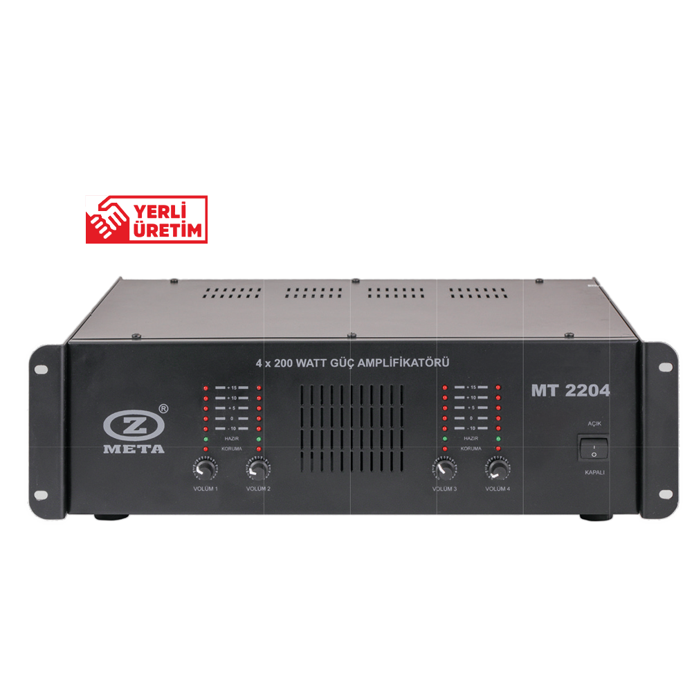 MT 2204 4 Kanal Power Amplifikatör