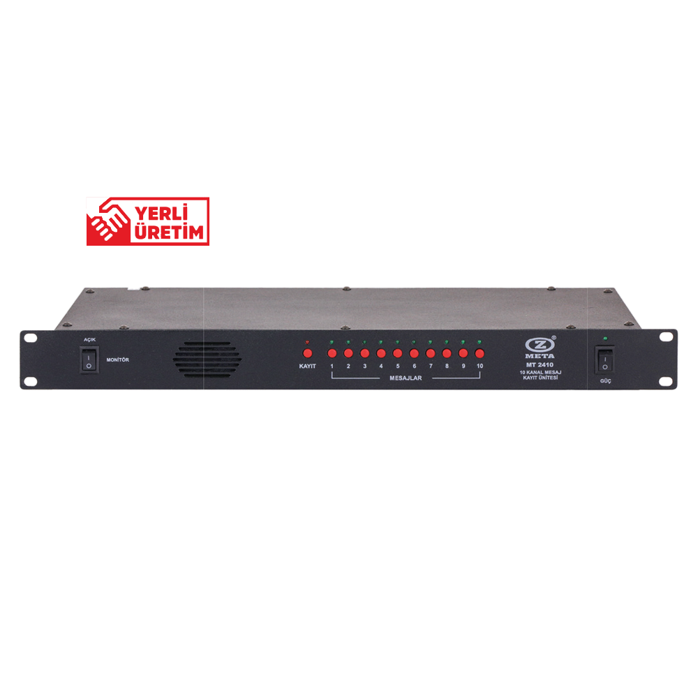 MT 2410 10 Kanal Ses Kayıt Cihazı