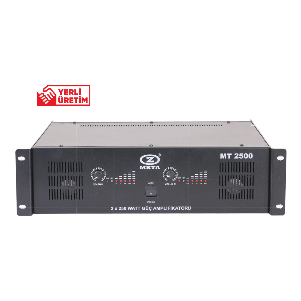 MT 2500 / 3000 / 3800 Power Amplifikatör