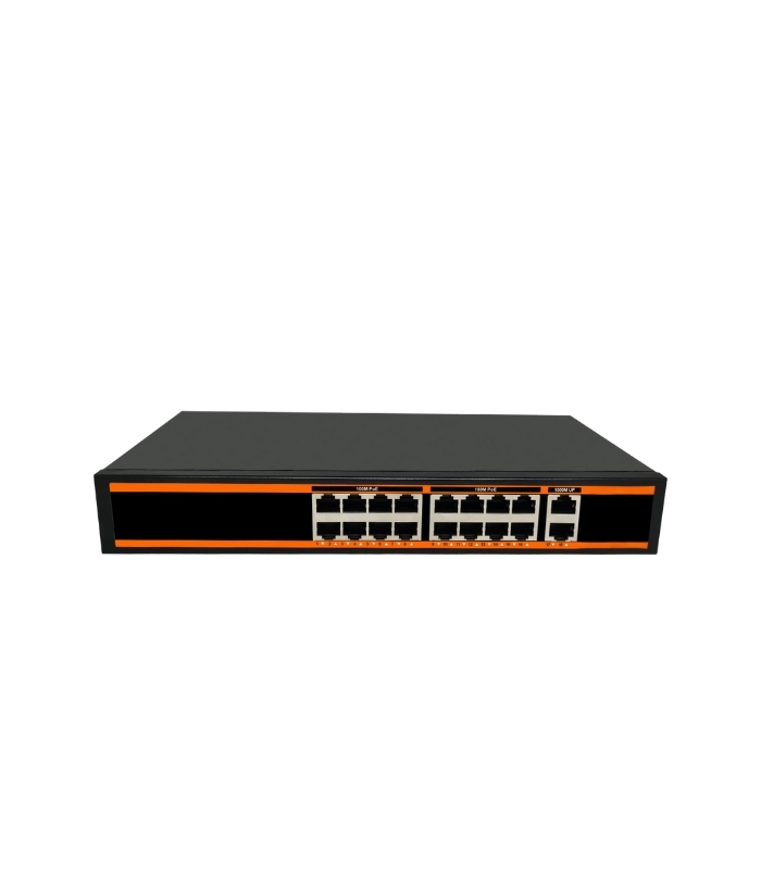 ND-FP1620G 10/100Mbps Intercom Poe Switch