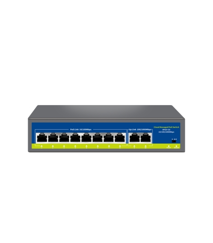 NVC-S218FP2G 8 Port Cloud Poe Switch