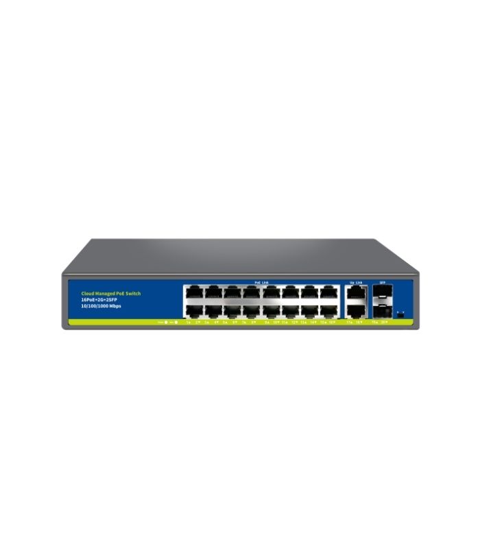 NVC-S2216GP2G2S 16 Port Cloud Poe Switch