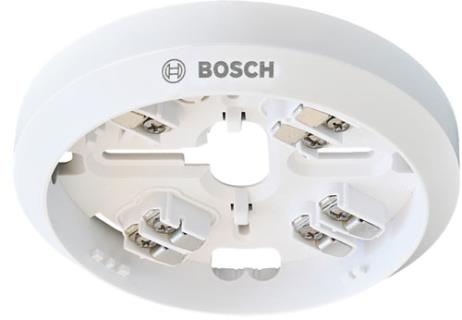 Bosch MS 400 B Logolu Dedektör Tabanı, Sıva Üstü ve Sıva Altı Kablo Girişli, Beyaz
