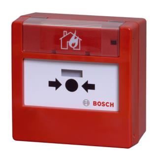 Bosch FMC-420RW-GSRRD Adreslenebilir Sıfırlanabilir Yangın İhbar Butonu, Sıva Üstü, İç Mekan, Kırmızı