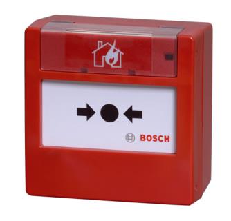 Bosch FMC-420RW-GSGRD Adreslenebilir Cam Bölmeli Yangın İhbar Butonu, Sıva Üstü, İç Mekan, Kırmızı