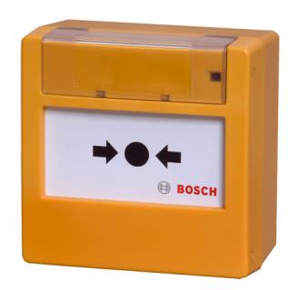 Bosch FMC-300RW-GSGYE Konvansiyonel Cam Bölmeli Manuel Yangın Butonu, Sarı, Sıva Üstü