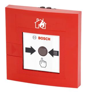 Bosch FMC-120-DKM-G-R Konvansiyonel İç Mekan Manuel Yangın Butonu, Kırmızı