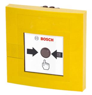 Bosch FMC-120-DKM-G-Y Konvansiyonel İç Mekan Manuel Yangın Butonu, Sarı