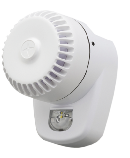 Bosch ROLP-W-LX-W-RF Konvansiyonel Flaşörlü Siren, Beyaz Gövde ve Kırmızı Flaş