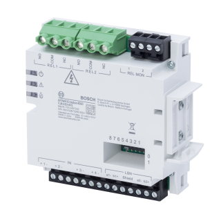 Bosch FLM-430-I4R2 LSN Arayüz Modülü, 4 Girişli 2 Röle Çıkışlı
