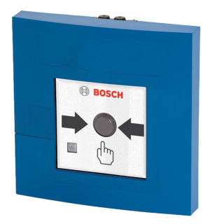 Bosch FMC-210-DM-G-B Adreslenebilir Çift Hareketli Yangın İhbar Butonu, İç Mekan, Mavi
