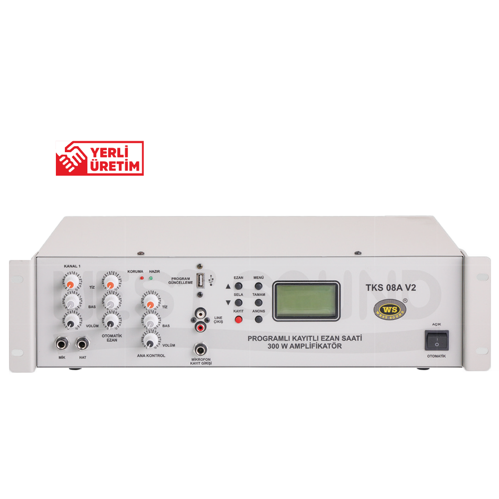 TKS 08 A V2 Programlı Ezan Saati