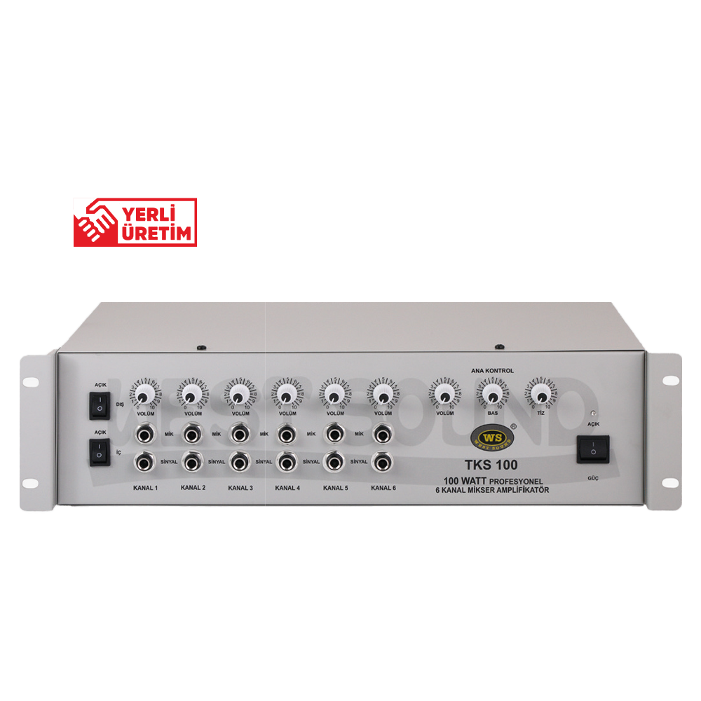 TKS 100 / 250 / 300 Mikserli Amplifikatörler