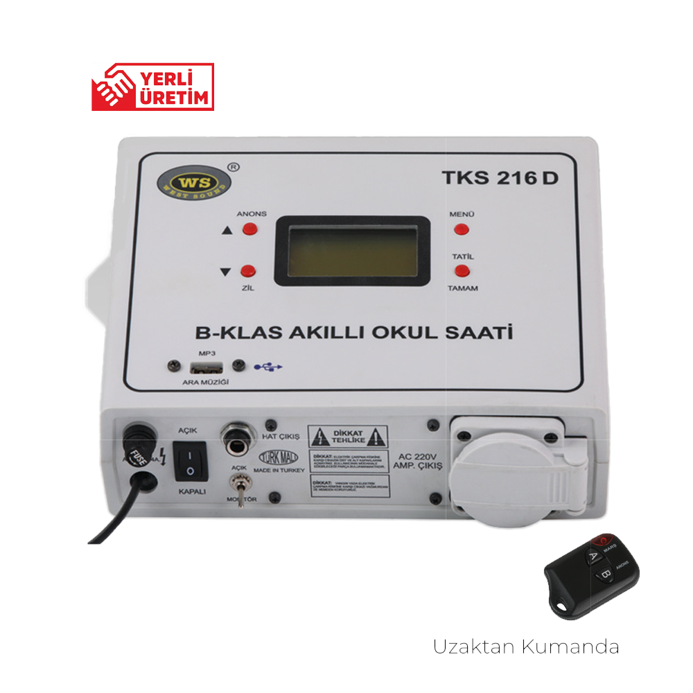 TKS 216 D Akıllı Okul Saati