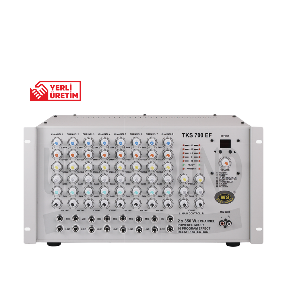 TKS 500 EF / 700 EF Mikserli Amplifikatörler