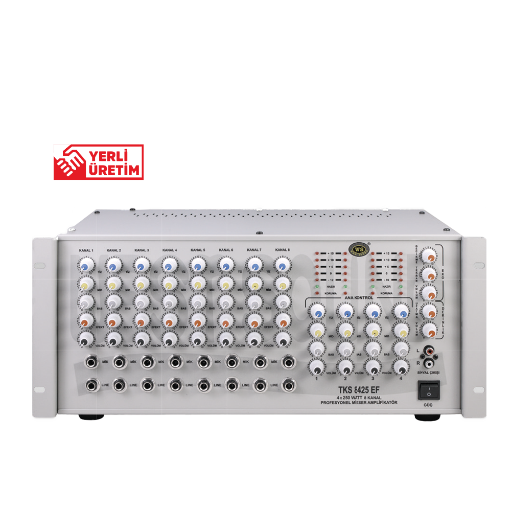 TKS 8425 EF QUADRO Mikserli Amplifikatörler