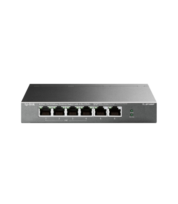 TP-LINK TL-SF1006P 6 Port Masaüstü Switch