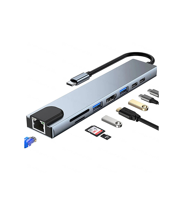 Type-C 8 Port Çevirici