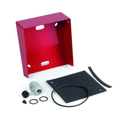 Detectomat WG-R Kırmızı Hava Koruma Kapağı, Alüminyum İhbar Butonları İçin (IP54)