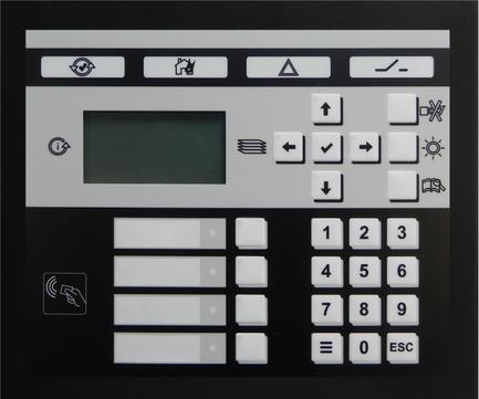 Detectomat ABT4000-ICX-GS DC3500 İçin Tuş Takımlı Gösterge ve Kumanda Paneli