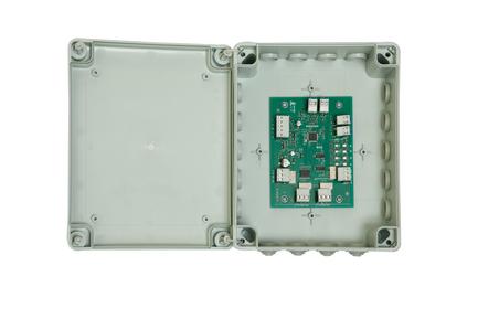 Detectomat DL-520-4IOM DC520 Serisi 4 Girişli 4 Çıkışlı Adresli Modül