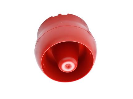 Detectomat DL-520-WS-R İzolatörlü D-Loop Çevrim Sireni, Kırmızı, En Fazla 96 dB
