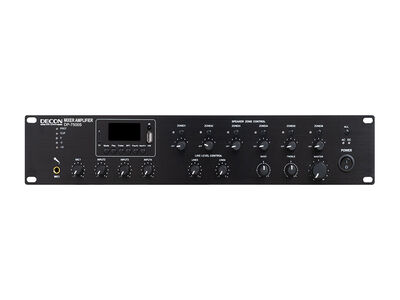 DP-7500S 500W MİXER AMFİ Mp3 & FM & Bluetooth, USB & SD, 4 Mic, 3 Aux