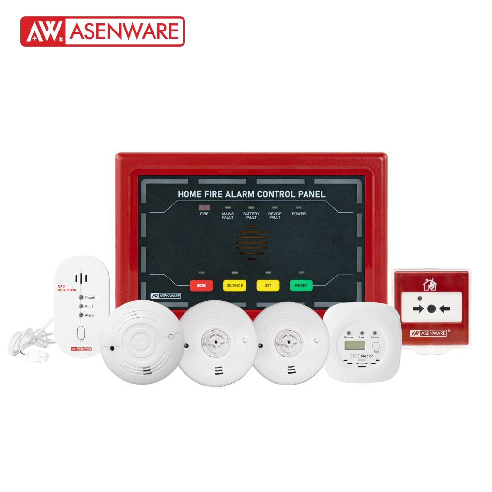 Asenware AW-D140 Ev Tipi Yangın Alarm Paneli