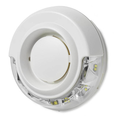 Siemens FDS227-WR-C Adreslenebilir Anonslu Siren Flaşör (Beyaz - Kırmızı) - Kişiselleştirilebilir