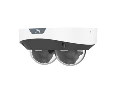IPC3224SS-ADF28K-I1 2*4MP 2.8mm Sabit Lens Light Hunter MultiView 30m IR Dome Sesli IP Kamera