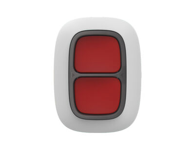 Double Button Kablosuz Programlanabilir Buton BEYAZ