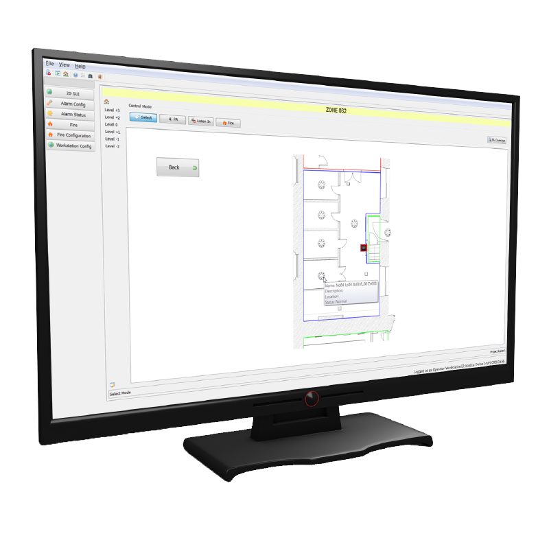 Syncro As Ockular Grafik Yangın Kontrol Yazılımı