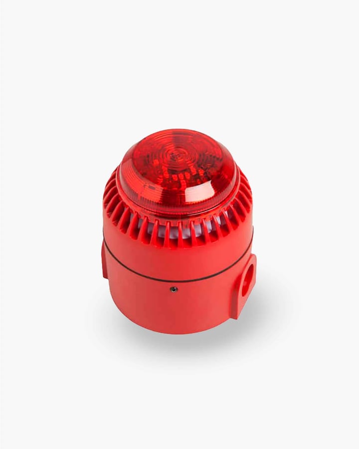 Cofem SIR24BL Flaşörlü Çift Tonlu Yangın Alarm Sireni